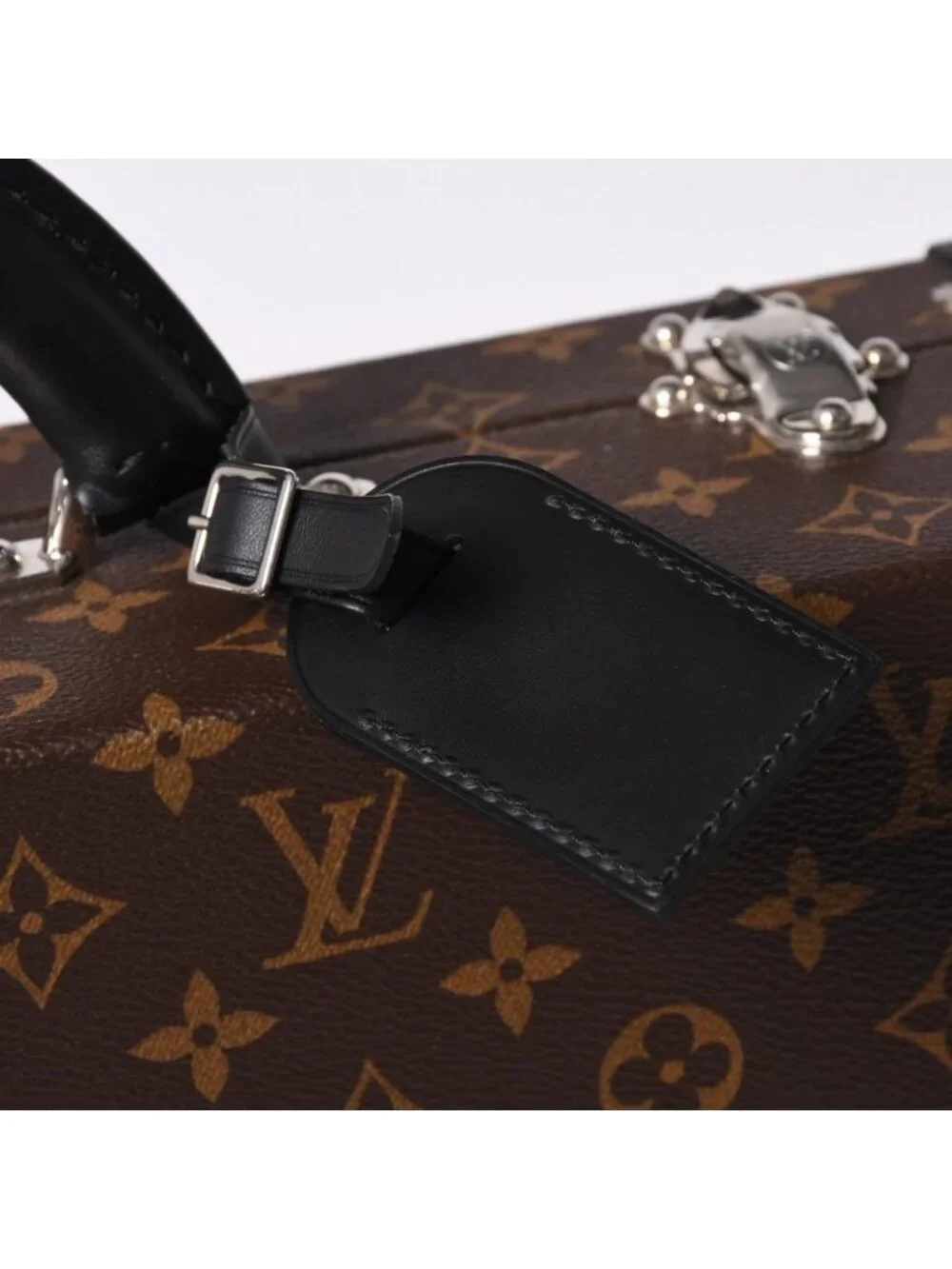 Louis Vuitton Special Order Trunk Case 45 President Monogram Illusion Brown